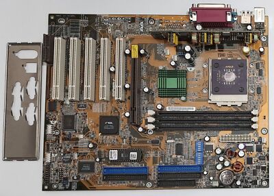 ASUS A7V Rev. 1.04 Sockel A retro AGP Mainboard + AMD Athlon 1000MHz
