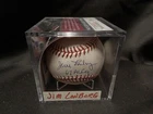 JIM LONBORG Signed Auto Rawlings OML Baseball JSA Tristar Inscribed  BB #