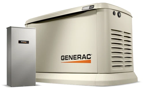 Generac 7043 Guardian 22 KW Standby Generator with 200amp Transfer Switch