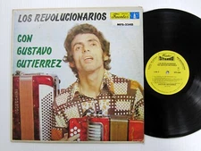 Los Revolucionarios Con Gustavo Gutierrez LP Cumbia 1976 Vallenato VG++ vinyl