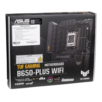 New AMD Ryzen 5 7600X3D, ASUS TUF Gaming B650-Plus WiFi CPU / Motherboard Bundle