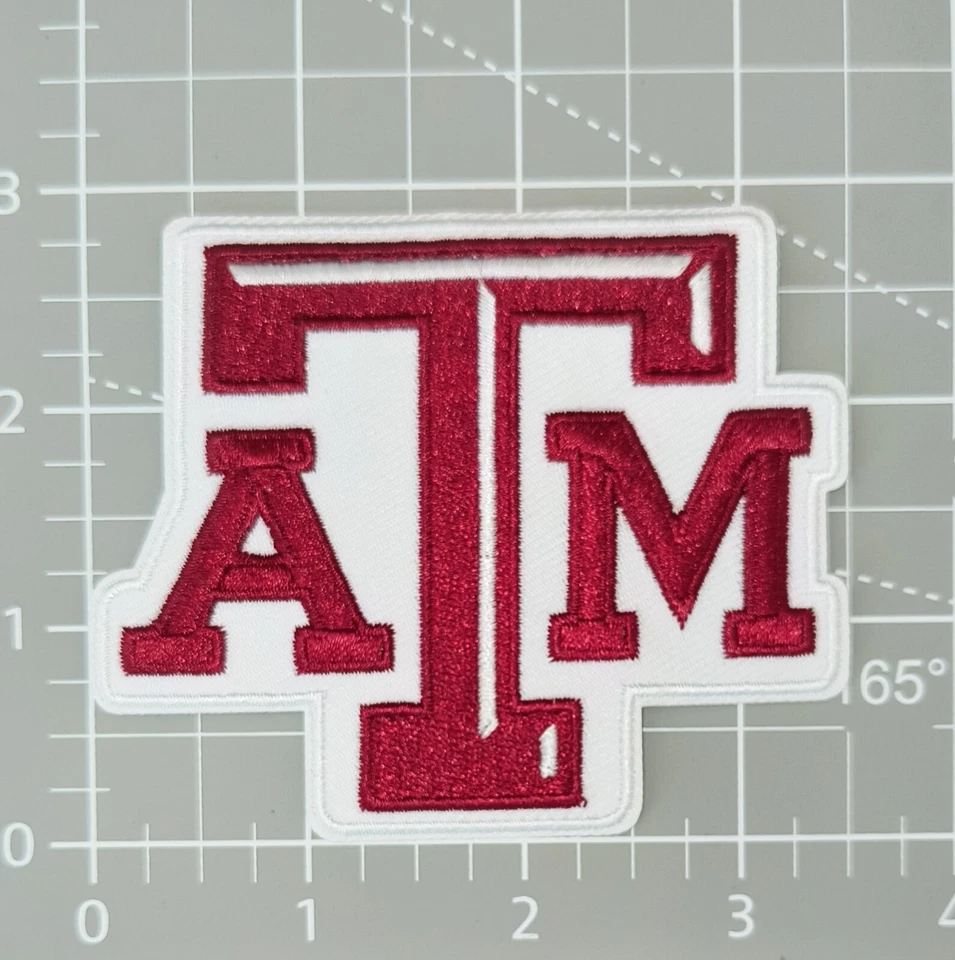 Texas A & M Patch Aggies College Football Sports Embroidered Iron On 2.75x3.75" - Image 2 of 3