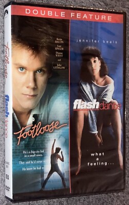 Footloose / Flashdance DVD Double Feature Kevin Bacon Jennifer Beals - NEW