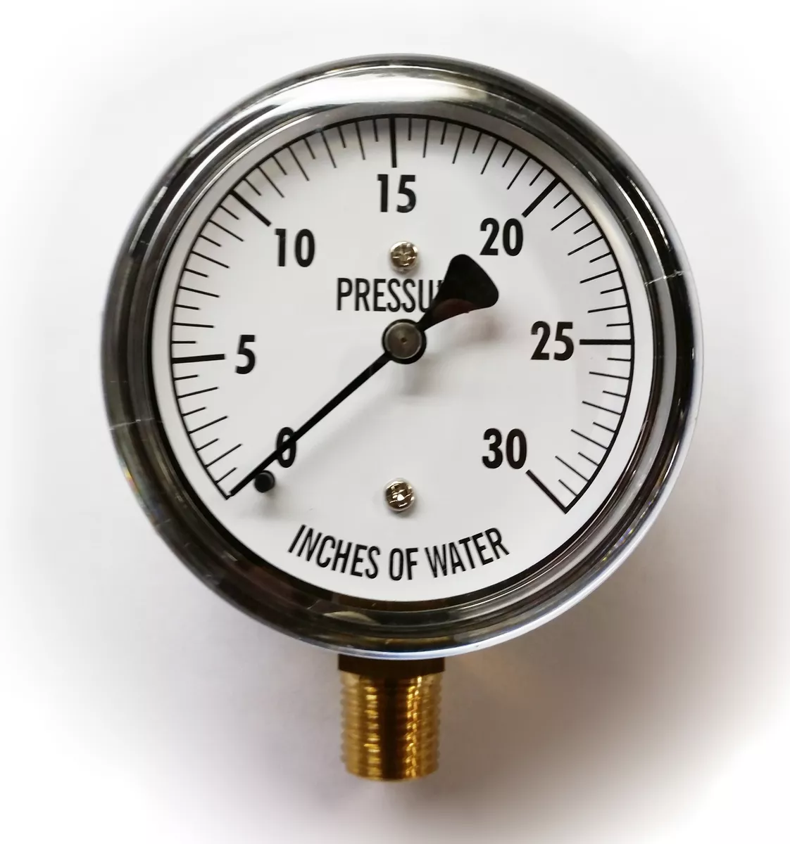 Gas pressure gauge inches cheap water