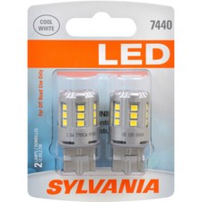 Turn Signal Light Bulb-Sedan Sylvania 7440SL.BP2 SYLVANIA RETAIL PACKS 7440SL.B