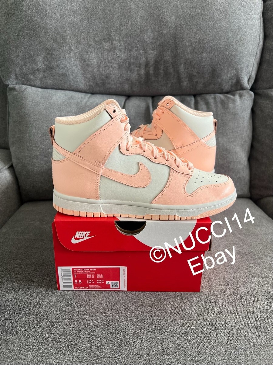 Size 7 - Nike Dunk High Crimson Tint W for sale online | eBay