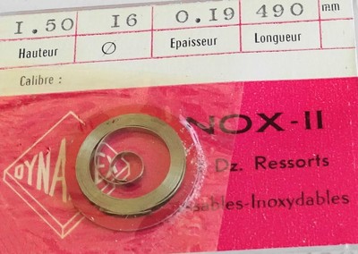 Ressort De Barillet Pour Montre - 120O32 - France - Ébauche 3600