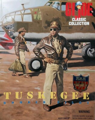 RARE 1996 GI JOE CLASSIC COLLECTION L.E. TUSKEGEE BOMBER PILOT 12'' FIGURE MISB!