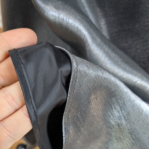 Vintage Betsy Adam Prom Dress Maxi Gown 14 Silver Gray 90s Y2K Fairy Goth Glam - Picture 8 of 12