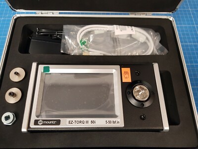 EZ-TorQ III 50i Torque Analyzer 070811 Certificate Time Interval 12 month