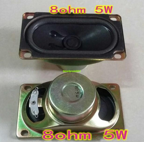 3 X 5" FULL RANGE REPLACEMENT SPEAKER BUTTON MAGNET 5 WATTS 8 OHMS - Foto 8