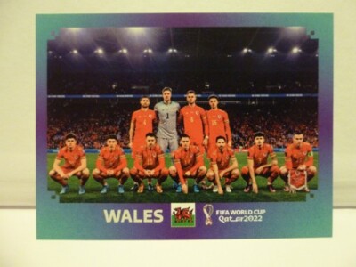2022 Panini World Cup World Cup Sticker QATAR Team Wales WAL 1