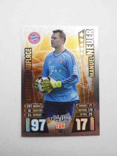 Match Attax -Trading Card - 2015/16 - Limitierte Auflage - Manuel Neuer - Topps - Bild 1 von 2