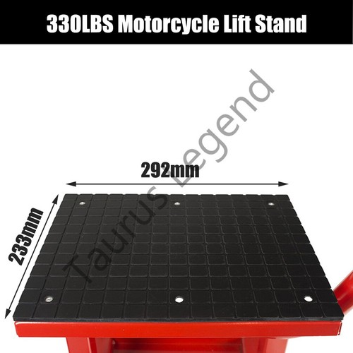Dirt Bike Motorcycle Lift Motorbike Stand Work Bench Lifter 150kg Load Red - Picture 7 of 8