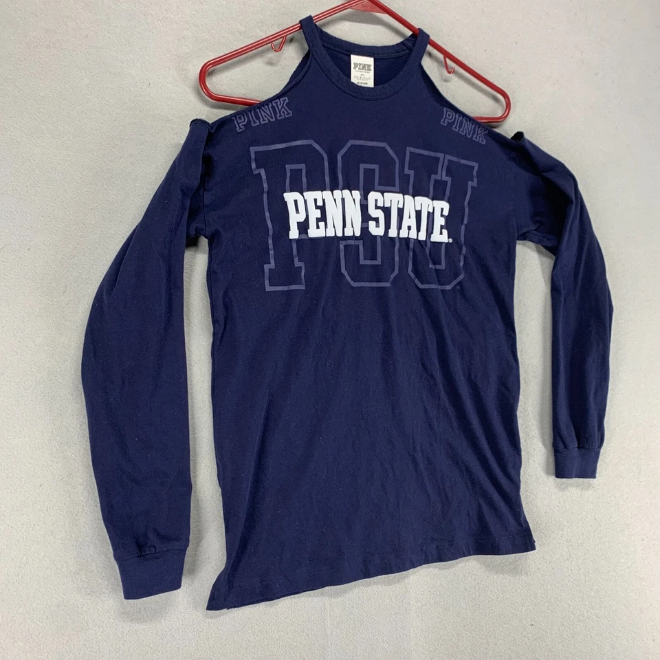 Penn State University Shirt Womens XS Blue Victorias Secret Pink Nittany Lions - Image 2 of 4