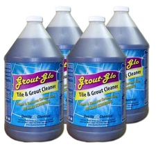 Grout Glo / acid restroom tile, grout and fixture cleaner / 4 Gallon case