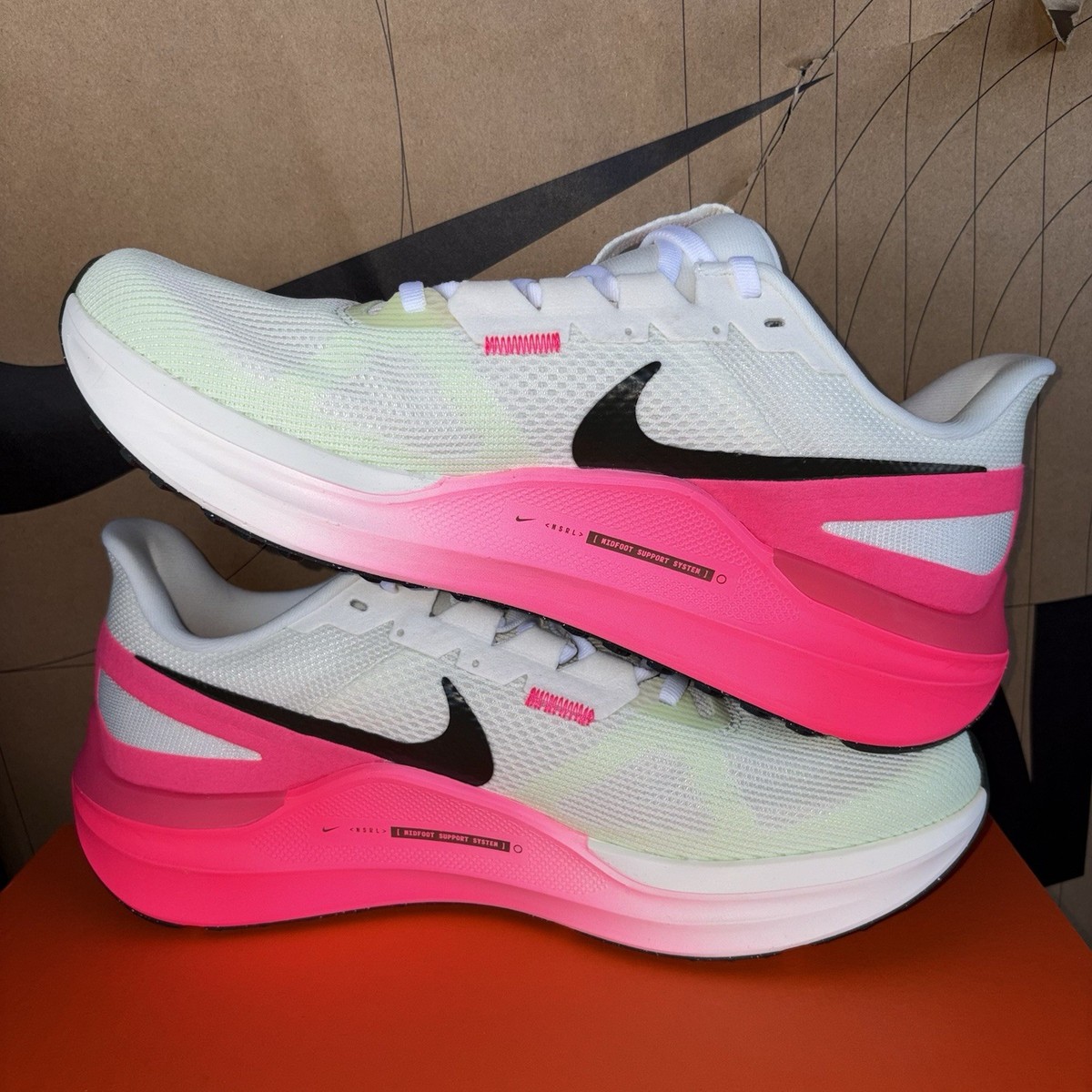 NEW Nike Air Zoom Structure 25 Sail Hyper Pink NBY IB7451-100 Men