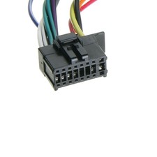 Adapterkabel für Pioneer Radio 16 Pin ISO ab 2010 DEH MVH 80PRS Stecker 22x10mm