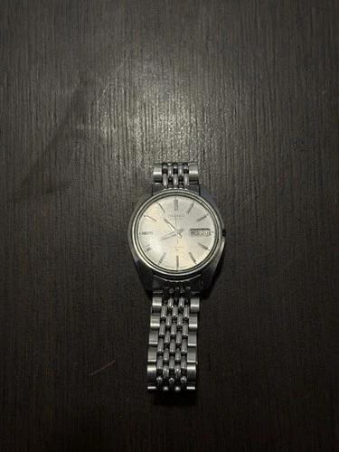 Seiko Automatic 7006-8007 Silver Day Date Dial 36mm Men's Wristwatch