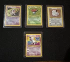 Vintage Pokemon Lot (4 cards) Rare WOTC, Holo Base Set, Jungle, Mew Promo