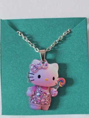 Sanrio Hello Kitty Halskette im Hello Kitty Paket brandneu zufällig ausgewählt 