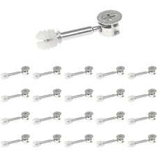 20 Sets Cam Lock Nuts and Bolts,Furniture Fixing Cam Dowels Screws,Connectors