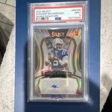 Panini Select Anthony Richardson Rookie Auto Silver Prizm /199 PSA 9 Colts