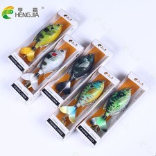 Sequins Hengjia Painted Propeller Gear Tractor Fishing 9.5cm Bait Lure