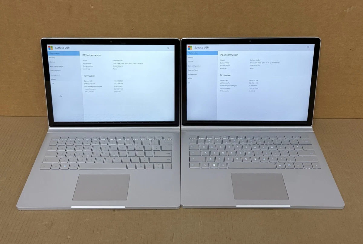Microsoft Surface Book 2 Intel Core i7 8th Gen. 16 GB RAM PC