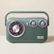 Retro Portable AM/FM Bluetooth Radio Green - Hearth  Hand with Magnolia