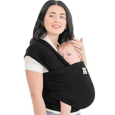 Baby Wrap Carrier Baby Sling Newborn Toddler Lightweight Breathable Black