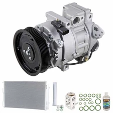 For Hyundai Santa Fe 2013 2014 2015 A/C Kit w/ AC Compressor Condenser Drier TCP