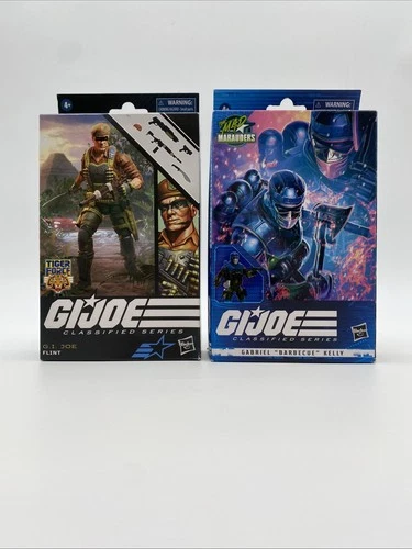 New ListingG.I. Joe Classified Series #58 & 89 Gabriel “Barbecue” Kelly & Flint Figures