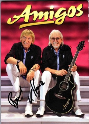 Original Autogramm Die Amigos  /// Autogramm Autograph signiert signed si 318895