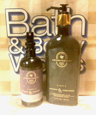BATH BODY WORKS COZY CINNAMON SANDALWOOD ESSENTIAL OIL MIST LOTION 2 PC SET