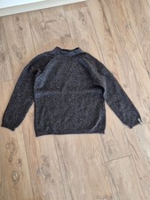 maglione unisex di killer loop in lana srmplice nero taglia XL Vintage