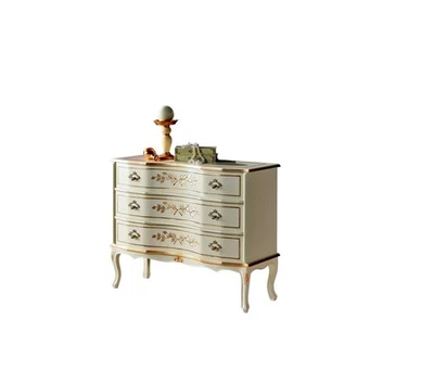 Design Schrank Echtholz Möbel Kommoden Schrank Barock Italienische Einrichtung - Bild 1 von 4