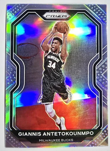 2019-2020 Panini Prizm Giannis Antetokounmpo Silver #111 Bucks ⚪️✨️