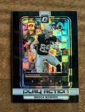 2025 Panini Donruss Optic Brock Bowers Play Action Black Pandora Prizm /149
