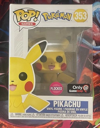 Funko Pop! Vinyl: Pokémon - Pikachu (Flocked) - GameStop (Exclusive) #353