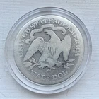 1877-CC Carson City US Seated Liberty Silver Half Dollar 50¢