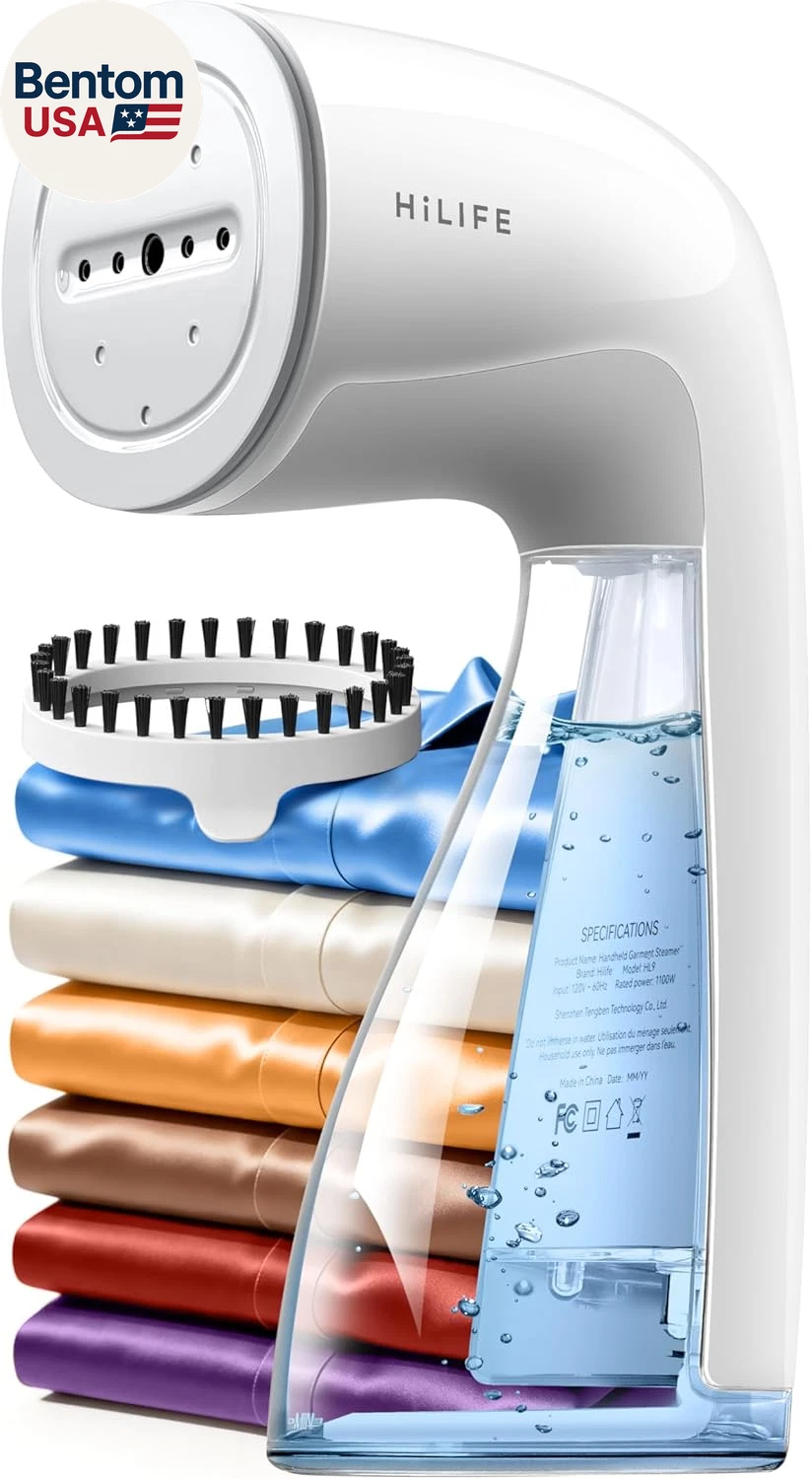 Upgraded Steamer for Clothes, Handheld & Portable, 1100W Powerful Steam, 300Ml B
Opens in a new wind
