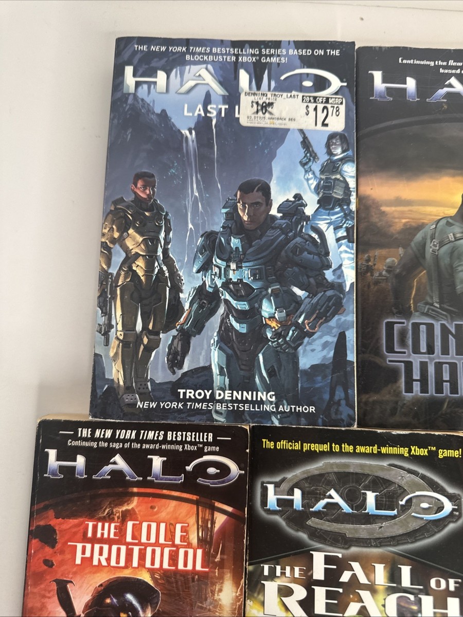 Halo Book Collection Paperback Xbox Series Sci Fi Military Novel