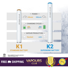 OK Vape K2 Superking USB Rechargeable Battery 280mAh | TEN MOTIVES COMPATIBLE !