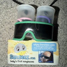 Sunzeez Newborn Infant Sunglasses 100 UVA UVB Protection Set Of 3 Baby Glasses