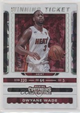 2019-20 Panini Contenders Winning Ticket Cracked Ice /25 Dwyane Wade #24 HOF o3p