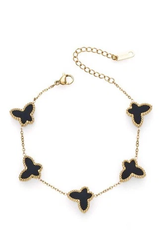 Butterfly Stainless Steel Bracelet Lead Nickel Compliant