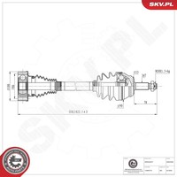 Esen Skv Antriebswelle Rechts, Vorderachse U.A. FüR Audi, Seat, Skoda, Vw
