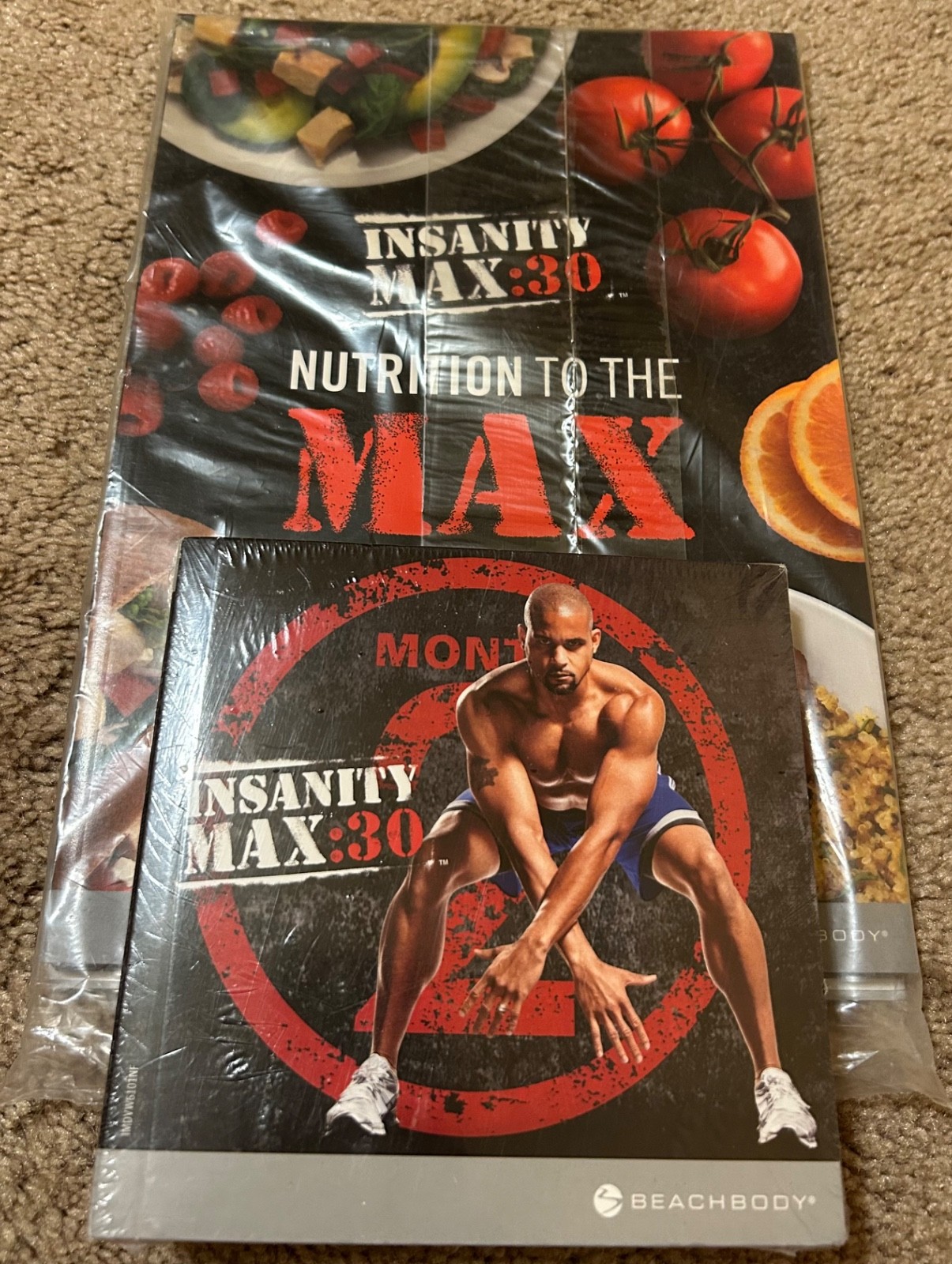 Insanity Max 30 10-DVD Cardio Home Workout Disc Set + Guides