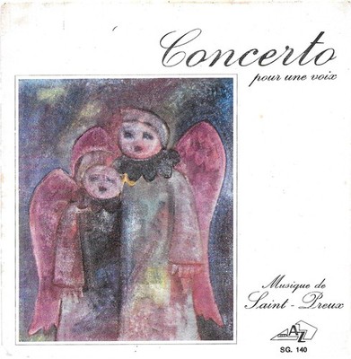 Saint-Preux / Danielle Licari: Concerto Pour Une Voix [Vinyl 45 Tours 7''] 1969